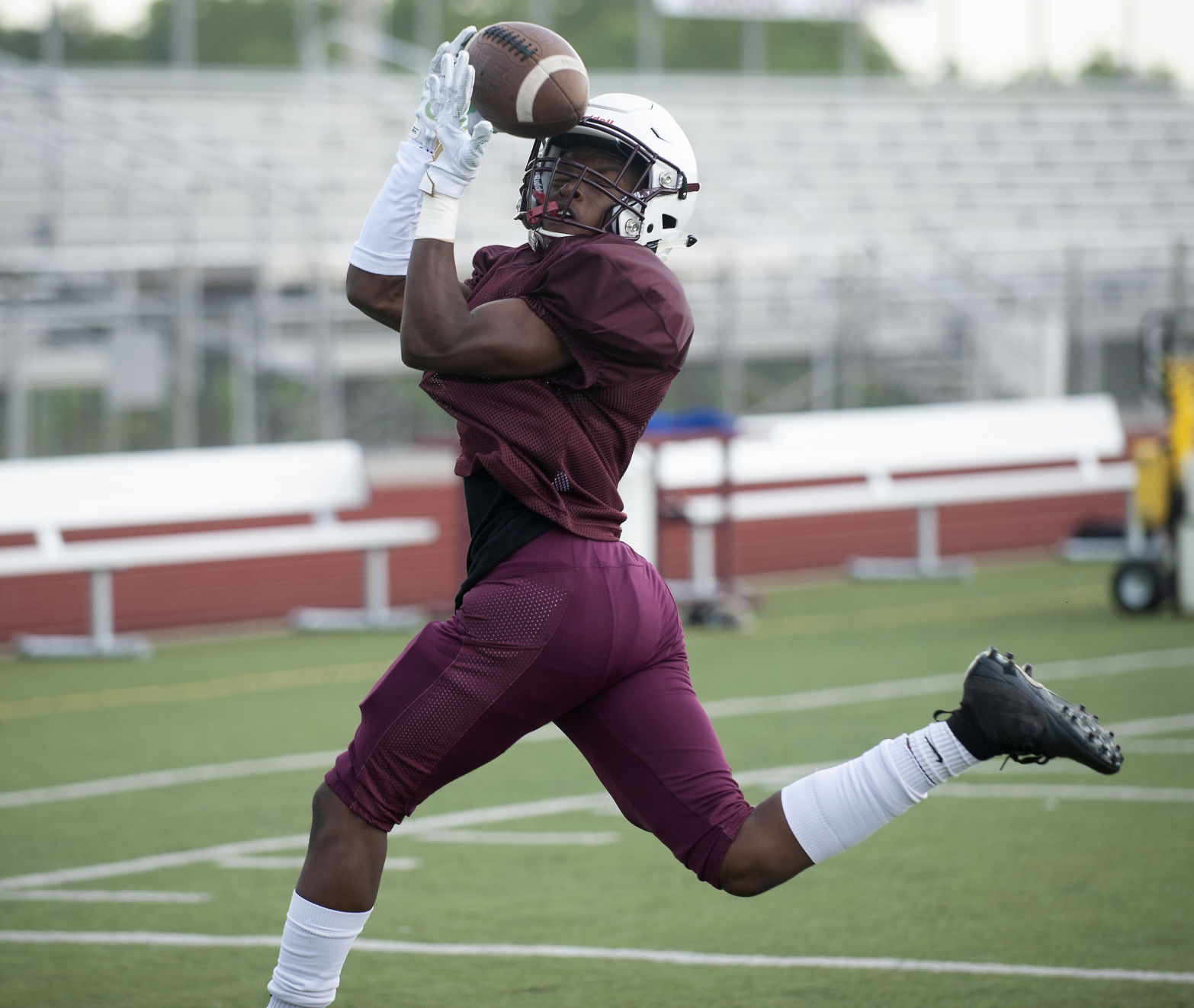 St. Charles West football practice